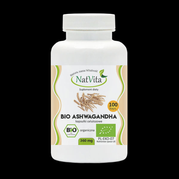 Ashwagandha BIO 360mg 100 Kapseln NATVITA