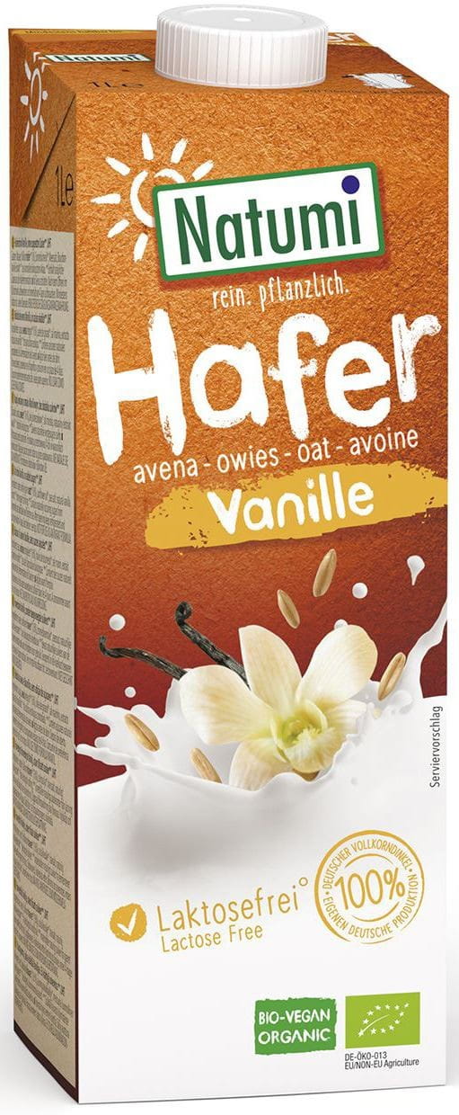 Haferdrink - Vanille ohne Zuckerzusatz BIO 1000 ml - NATUMI Hauptbild