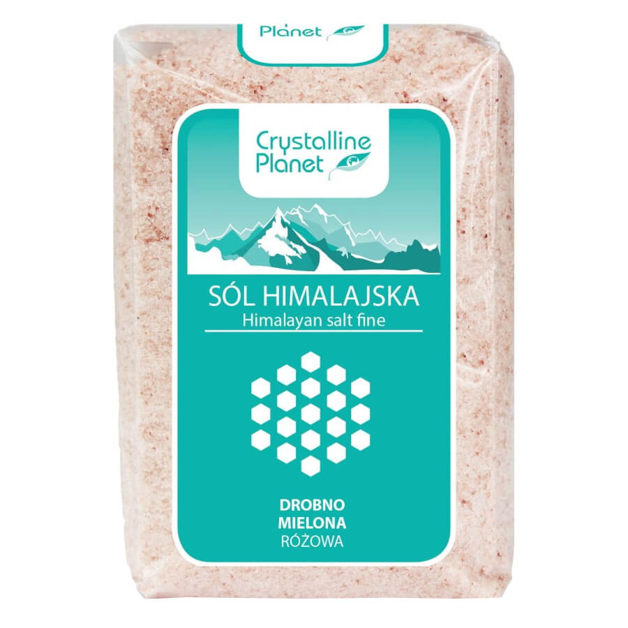 Rosa Himalaya-Salz, fein gemahlen 600 g - CRYSTALLINE PLANET 主图