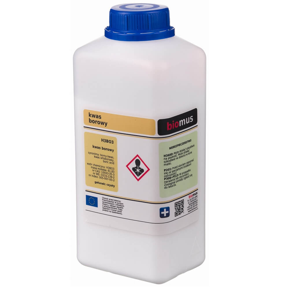 Borsäure, Borsäure 1000g BIOMUS Imagine principală a produsului