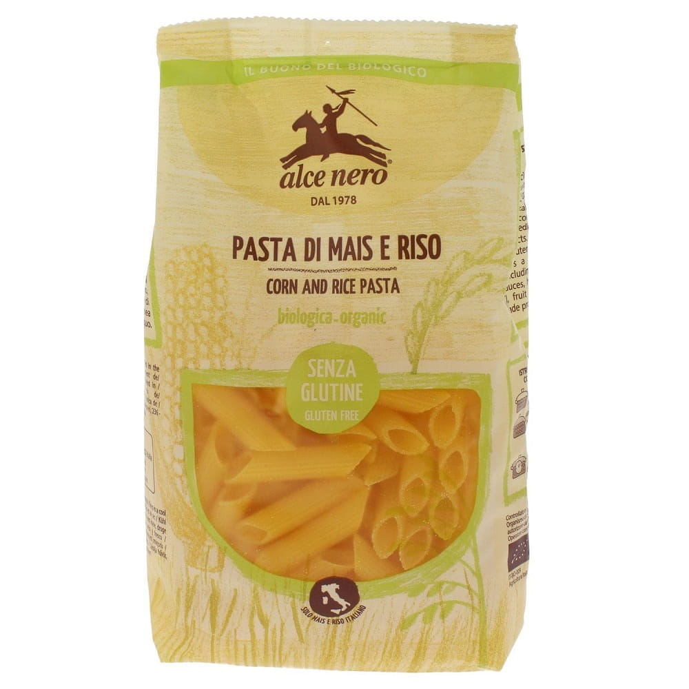 Nudeln (Mais - Reis) Penne glutenfrei BIO 250 g - ALCE NERO