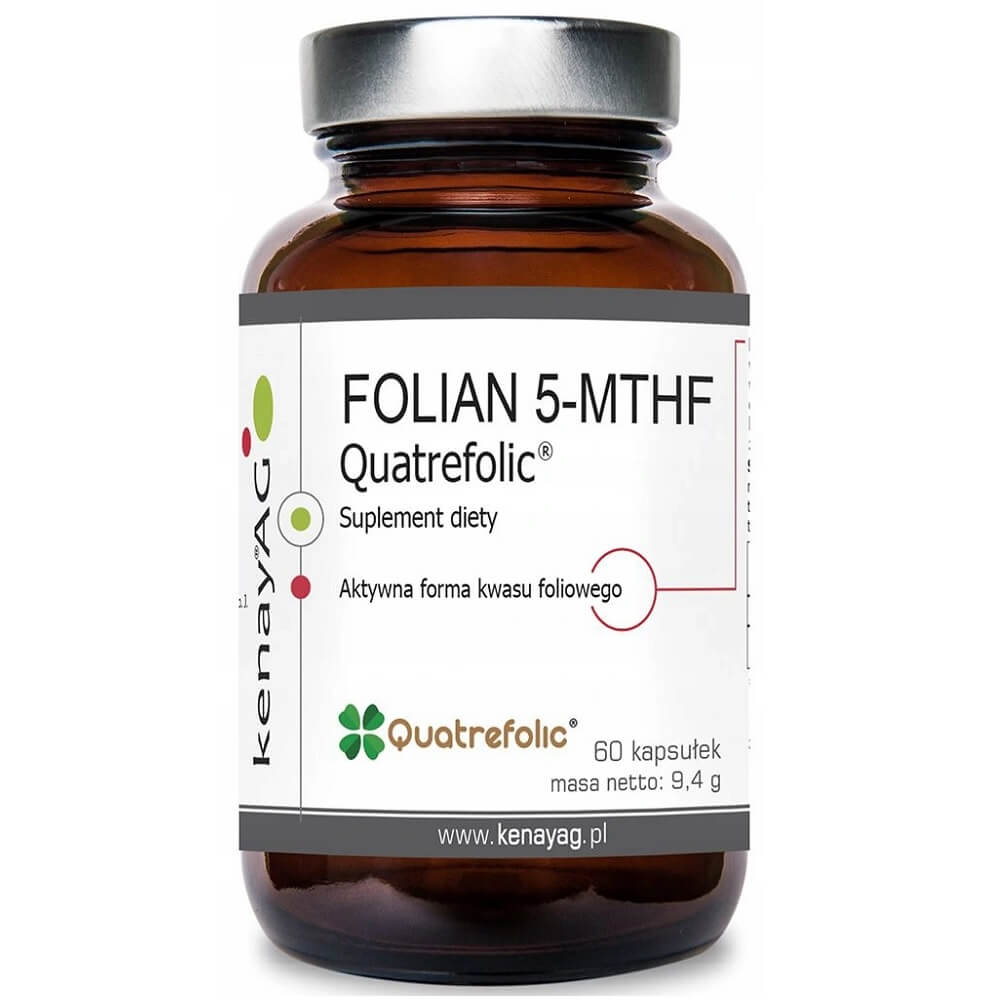 Die aktive Form von Folsäure Folat Quatrefolic 5 - mthf 30 KENAY Kapseln