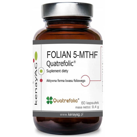 Die aktive Form von Folsäure Folat Quatrefolic 5 - mthf 30 KENAY Kapseln