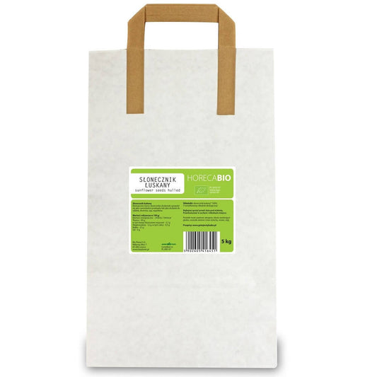 Bio Sonnenblumenkerne, geschält, 5 kg, von BIO PLANET, ideal für HORECA, sichtbar in der Verpackung