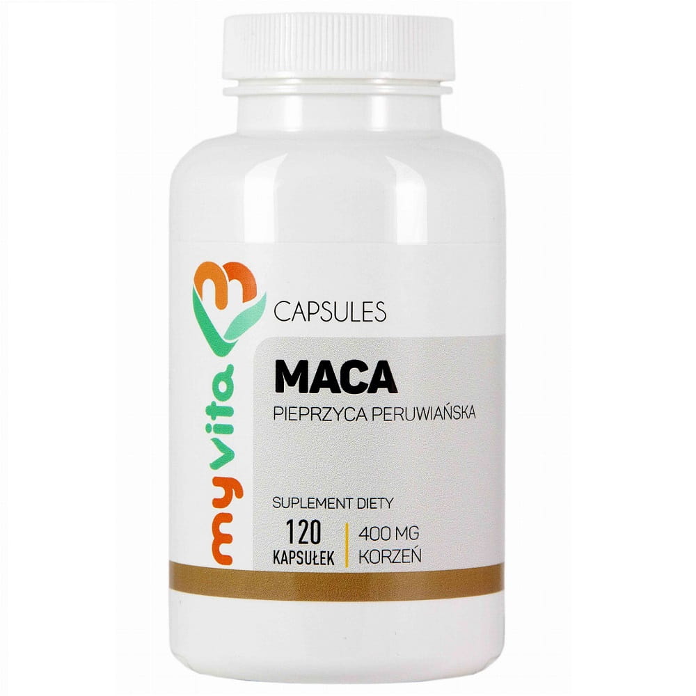 Maca-Wurzel-Pulver 400 mg 120 MYVITA-Kapseln