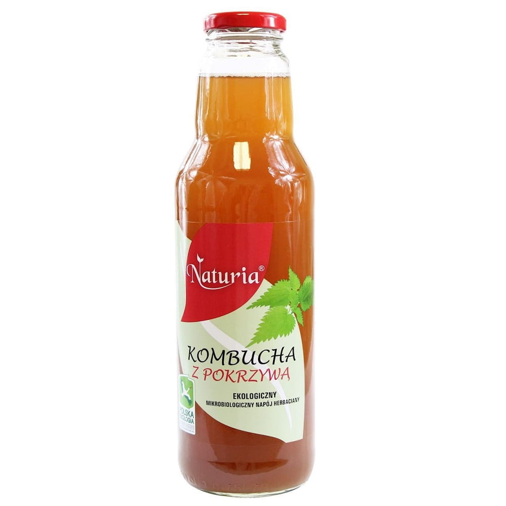 Kombucha mit Brennnessel BIO 750 ml - NATURIA Hoofdafbeelding