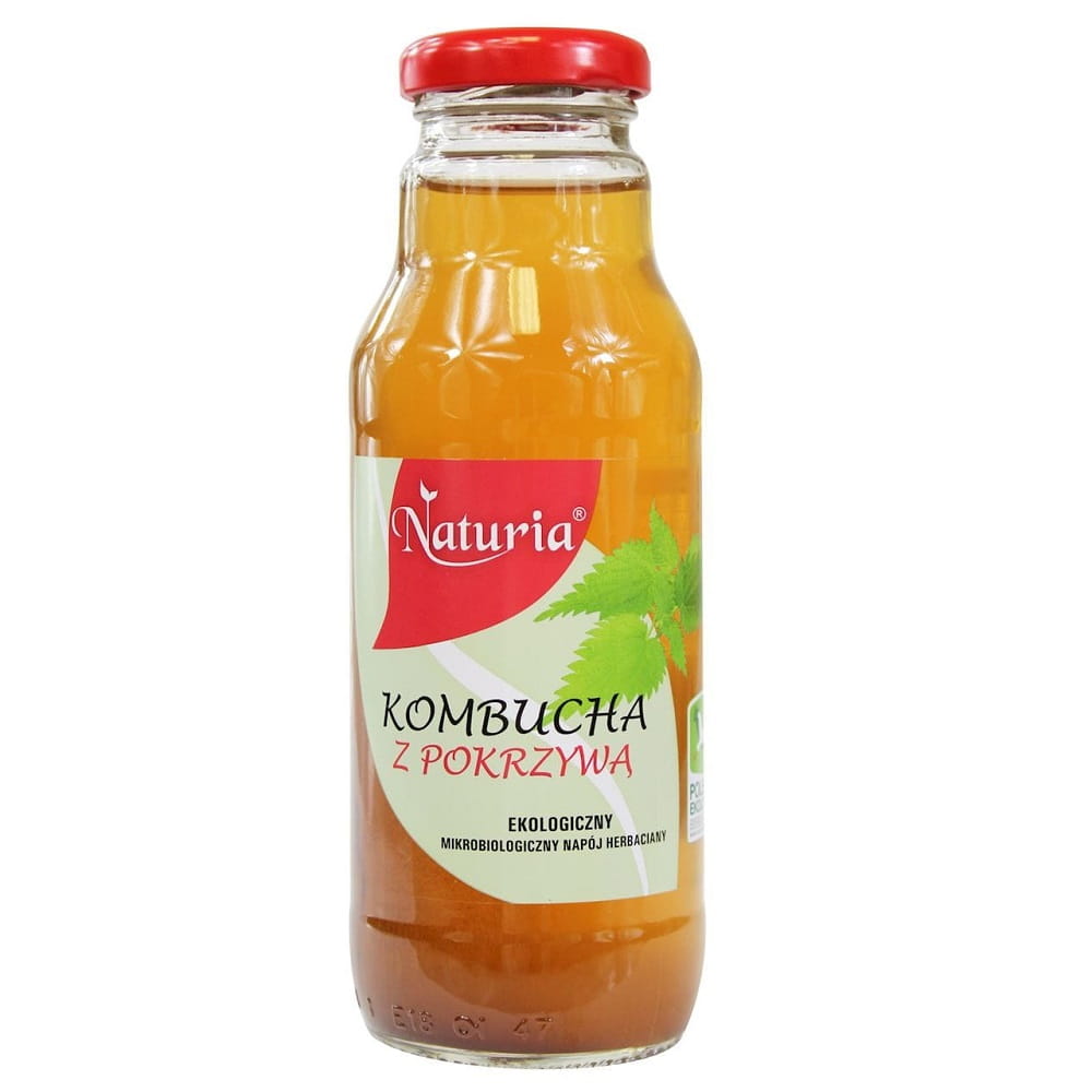Kombucha mit Brennnessel BIO 300 ml - NATURIA Hoofdafbeelding