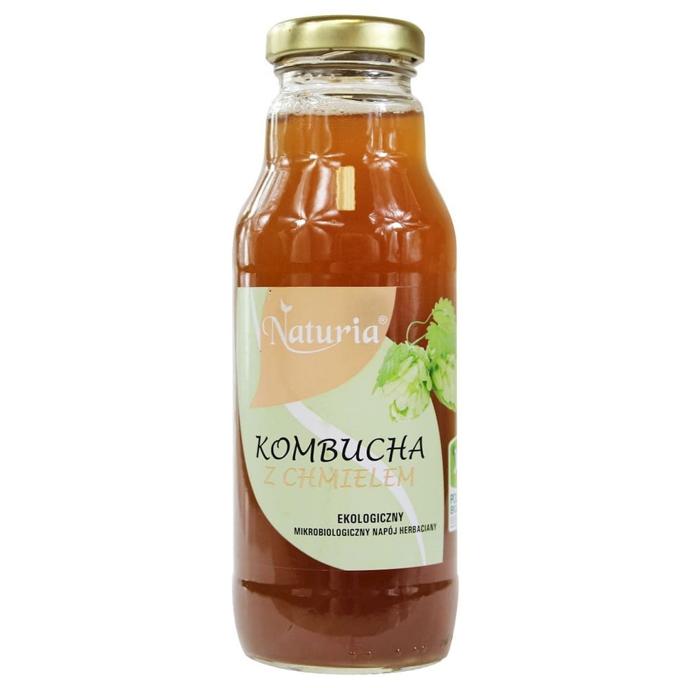 Kombucha mit Hopfen BIO 300 ml - NATURIA Hoofdafbeelding