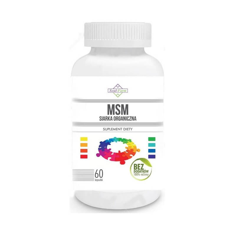 Organischer Schwefel 650 MG 60 Kapseln - SOUL FARM Hauptbild