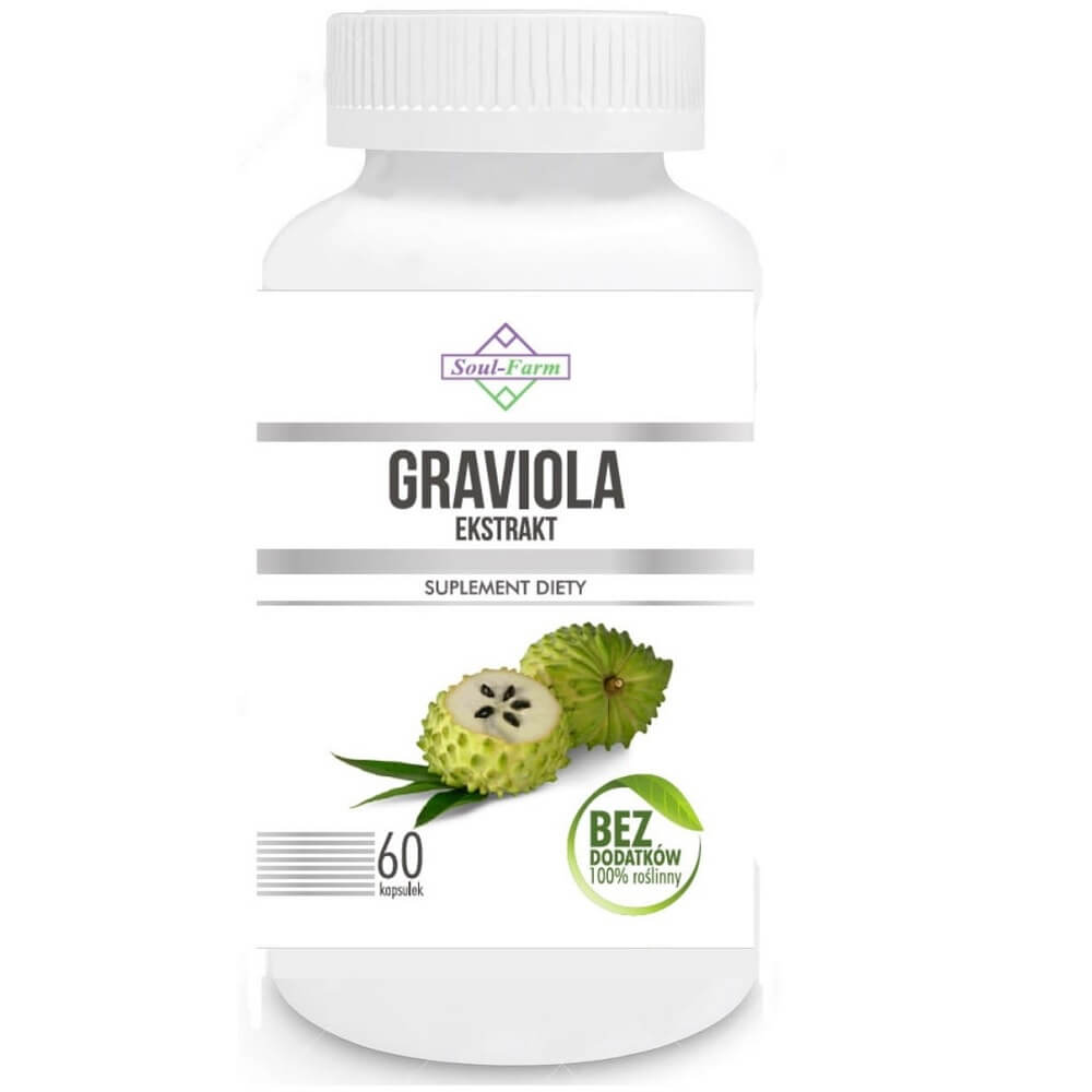 Graviola-Extrakt 550 mg 60 Kapseln - SOUL FARM