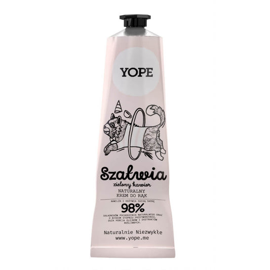 Handcreme Salbei und grüner Kaviar von biogo, 100ml, mit pflegender Textur und natürlichem Design, auf weißem Hintergrund.