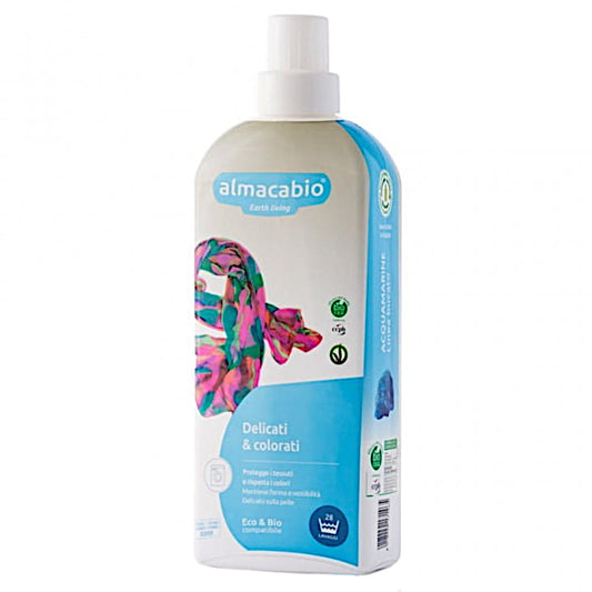 Flüssigkeit zum Waschen empfindlicher Stoffe von ALMACABIO, 1000 ml, umweltfreundliche Bio-Waschmittelflüssigkeit
