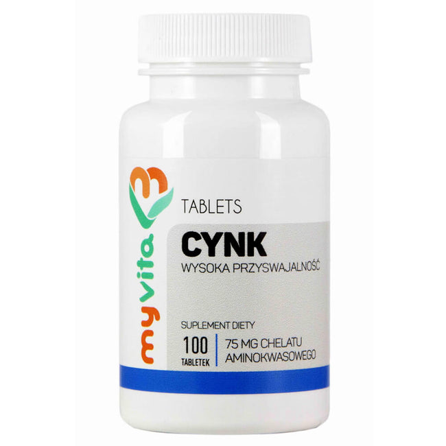 Zink-Aminosäure-Chelat chelatiert 15 mg 100 Tabletten MYVITA Hover Image