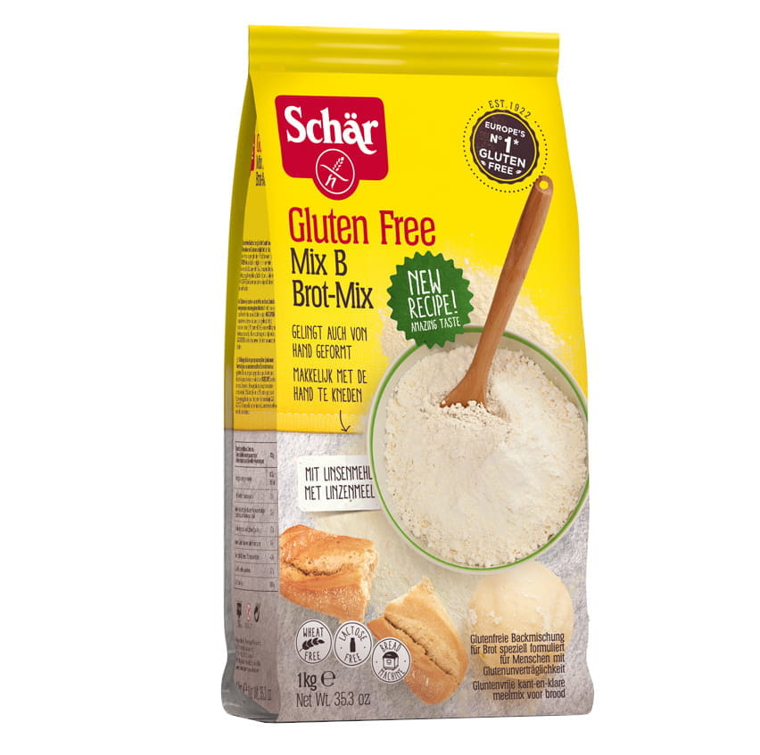 Mischung B - Brotbackmischung - eine Mischung zum Brotbacken - glutenfrei 1kg SCHÄR Hauptbild
