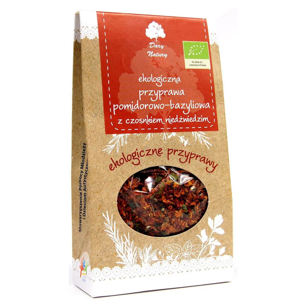 Tomaten-Basilikum-Gewürz mit Bärlauch BIO 40 g - GESCHENKE DER NATUR 主图