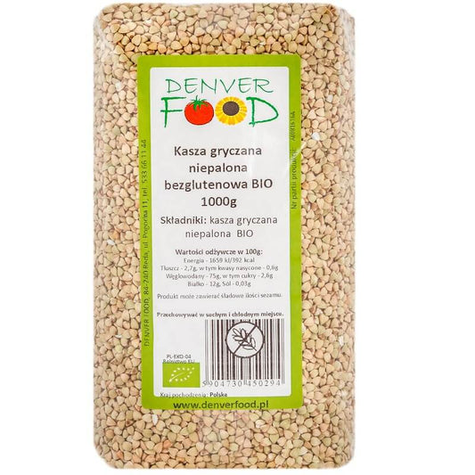 Buchweizengrütze niEPAlona glutenfrei BIO 1000g DENVER FOOD