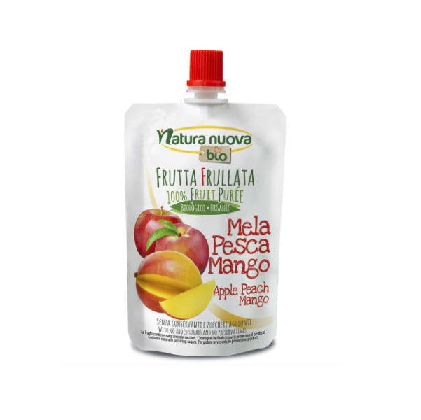 Apfelpüree mit Mango und Pfirsich BIO 100 g - NATURA NUOVA Hover Image