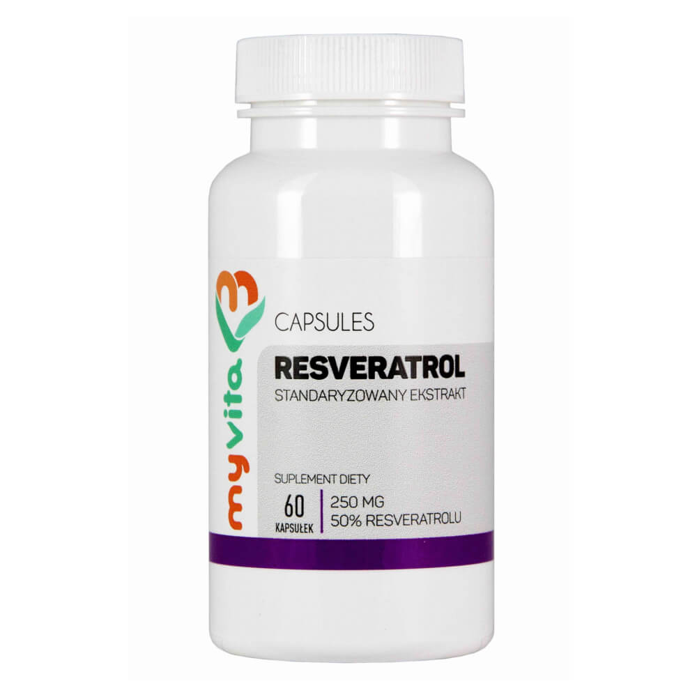 Resveratrol standardisierter Resveratrol-Extrakt 250mg 60 Tabletten MYVITA