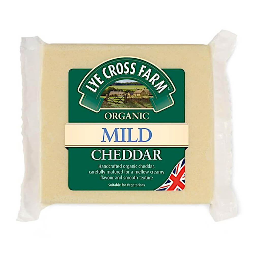 Milder Cheddar-Käse für 3 - 5 Monate BIO 200 g LYE CROSS FARM Hlavný obrázok produktu