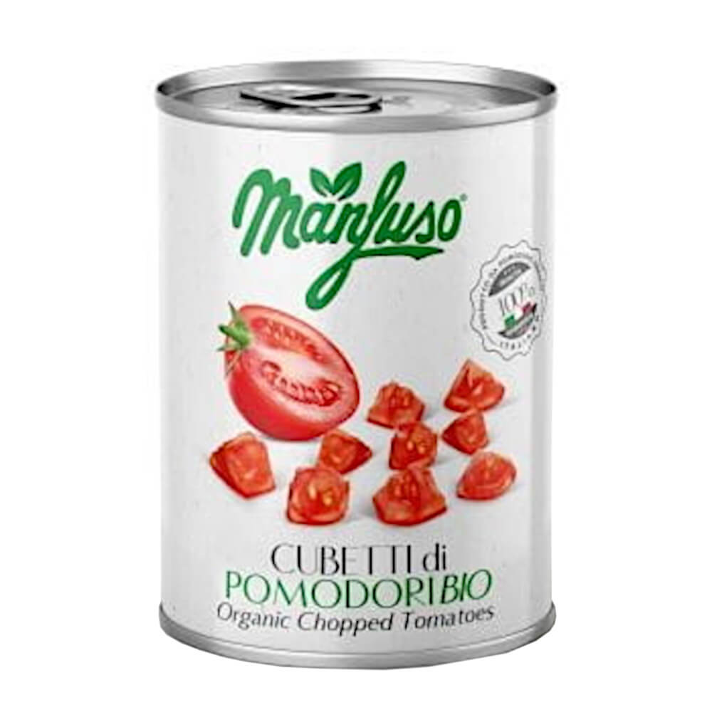 Tomaten in Stücken BIO 400 g MANFUSO