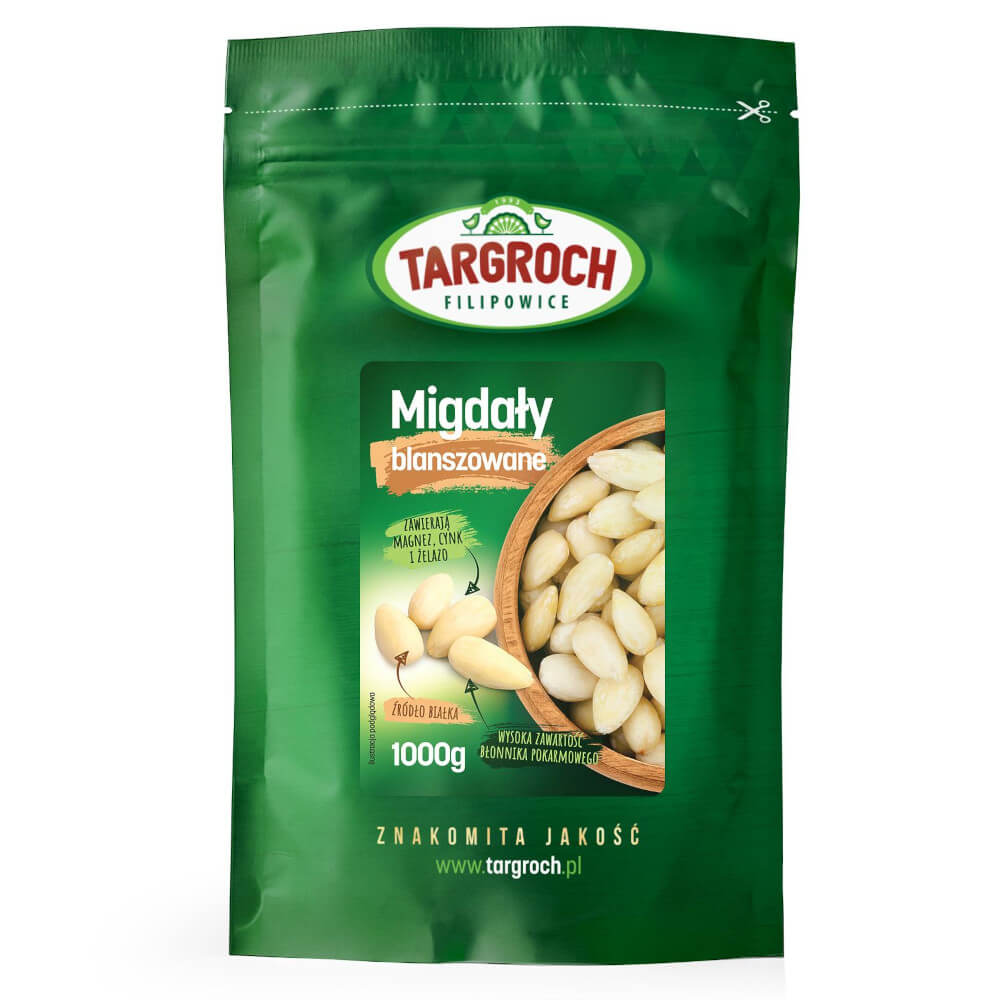 Blanchierte Mandeln 1000g TARGROCH Imagem principal do produto