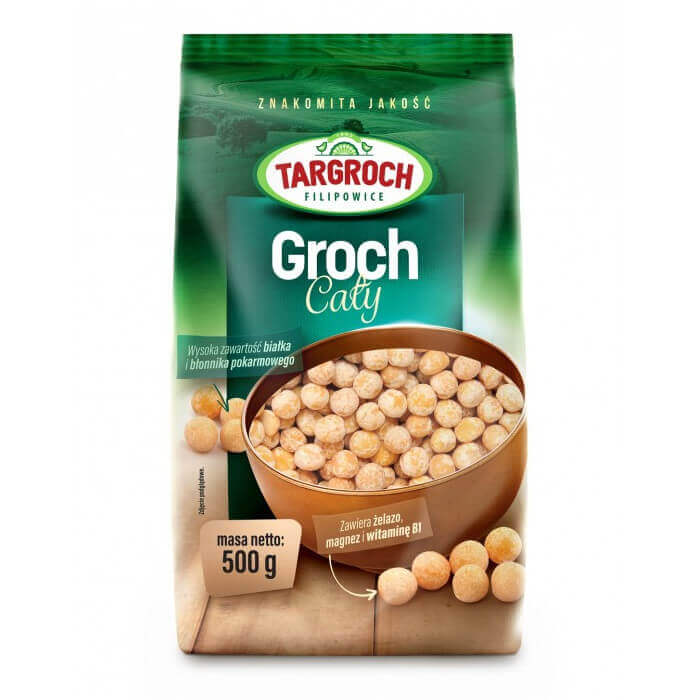 Ganze Erbsen 500g TARGROCH