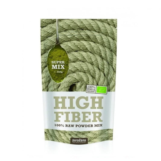 Bio-Superfood-Mischung mit ballaststoffreicher, laktosefreier und glutenfreier Mischung von PURASANA in 250 g Packung