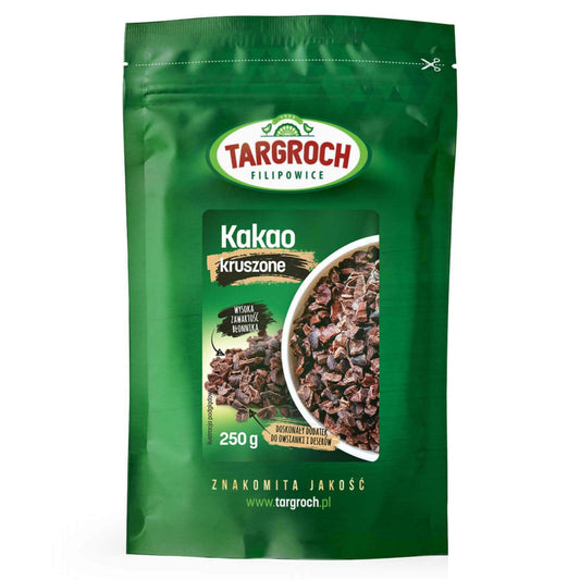 Kakaopulver von TARGROCH in 250g Verpackung, feines braunes Kakaopulver für Backen und Kochen, Nahaufnahme