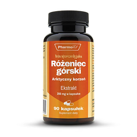 Rhodiola rosea 20:1 Rhodiola-Extrakt 200mg 90 Kapseln PHARMOVIT