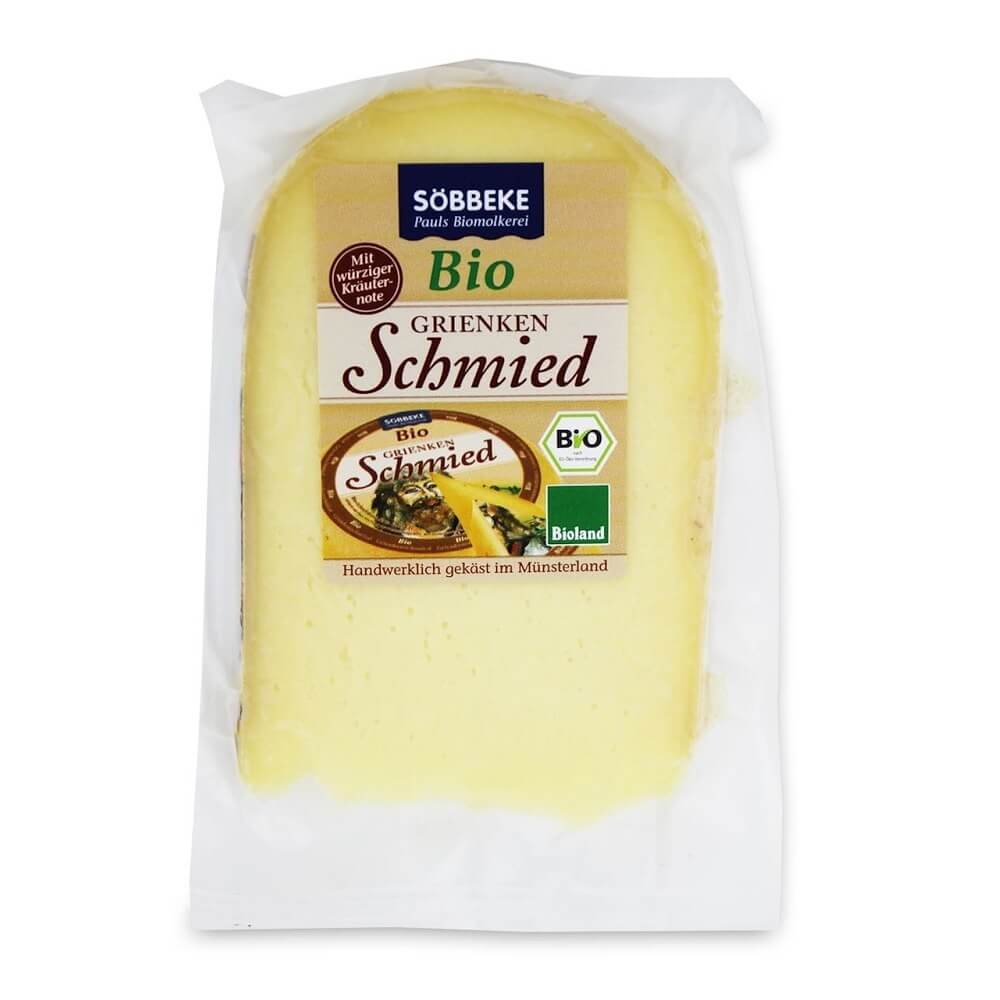 Käse gereifter Schmied (50% Fett in der Trockenmasse) BIO 150 g - SOBBEKE