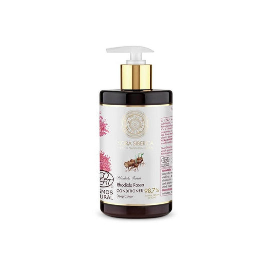 Conditioner für gefärbtes Haar von NATURA SIBERICA, 480 ml Flasche mit natürlicher Pflege für coloriertes Haar.