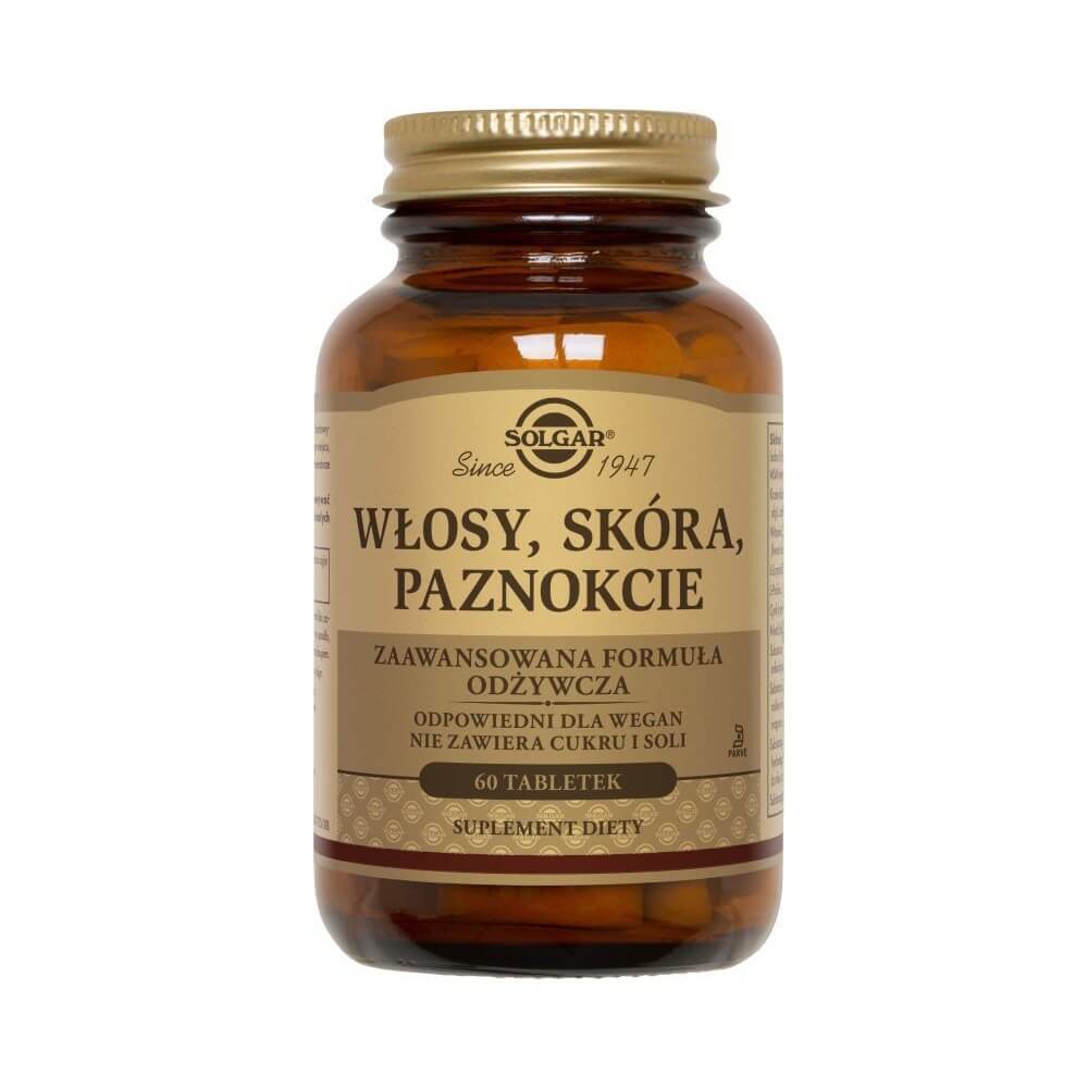 Haare, Haut, Nägel, 60 Tabletten SOLGAR Imagem principal do produto