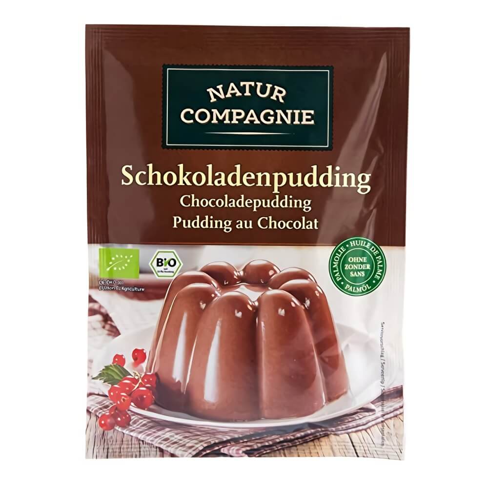 Glutenfreier Schokoladenpudding BIO 43 g - NATUR COMPAGNIE