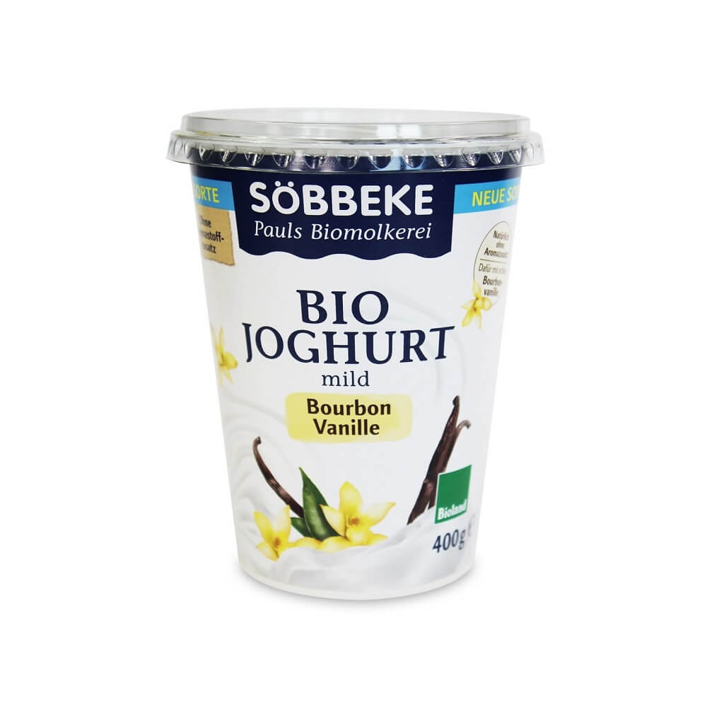 Vanillejoghurt (38% Milchfett) BIO 400 g - SOBBEKE