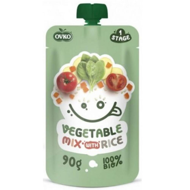 Gemüse-Reismischung nach 6 Monaten BIO 90 g OVKO Hover Image