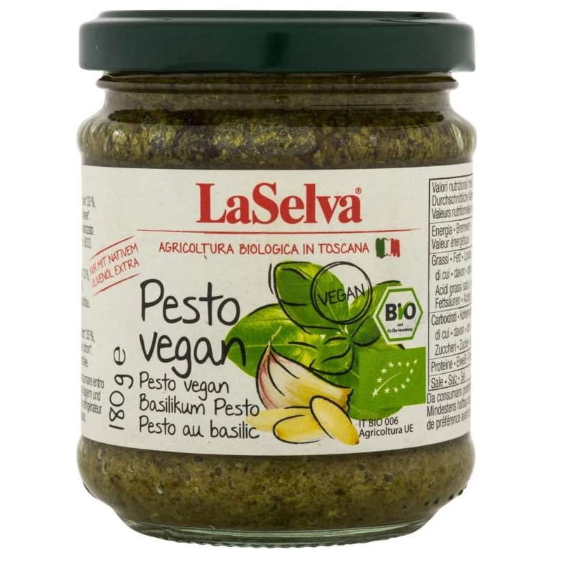Pesto vegan BIO 180 g LASELVA Κύρια εικόνα προϊόντος