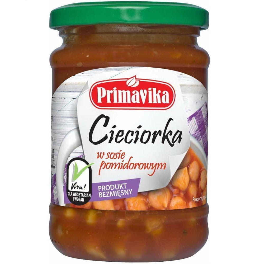 Kichererbsen in Tomaten 280 g PRIMAVIKA