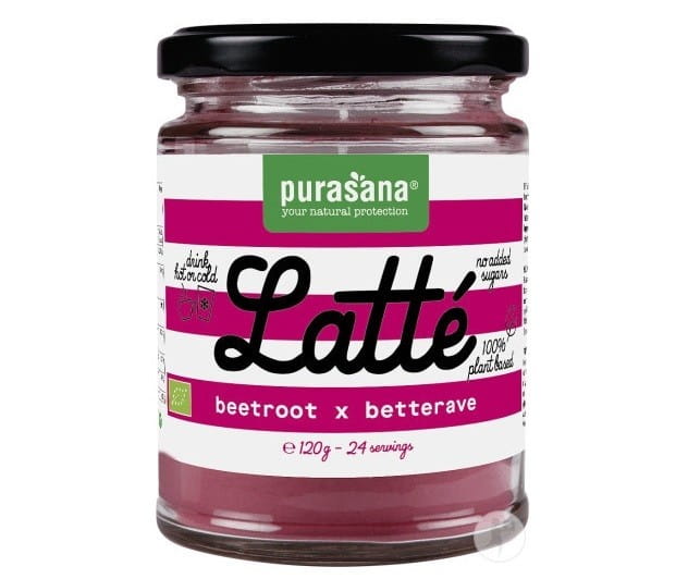 Rote-Bete-Latte-Pulvergetränk glutenfrei BIO 120 g - PURASANA Hauptbild