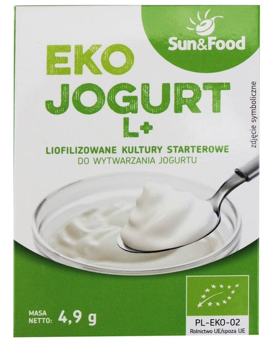 Lyophilisierte Starterkulturen für L + BIO Joghurt 49 g - SUN & FOOD