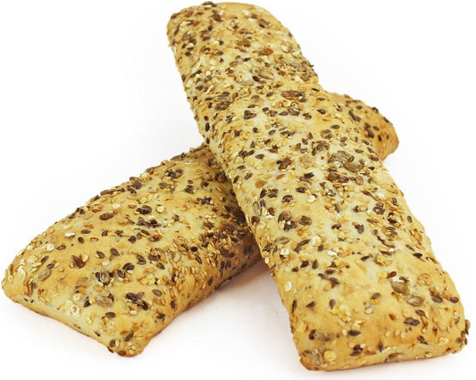 Bio-Minibaguette von Nowakowski Biodaker, 780 g, 3 Stück, frisch gebackene kleine Baguettes von Piekarnia Biopiekarz