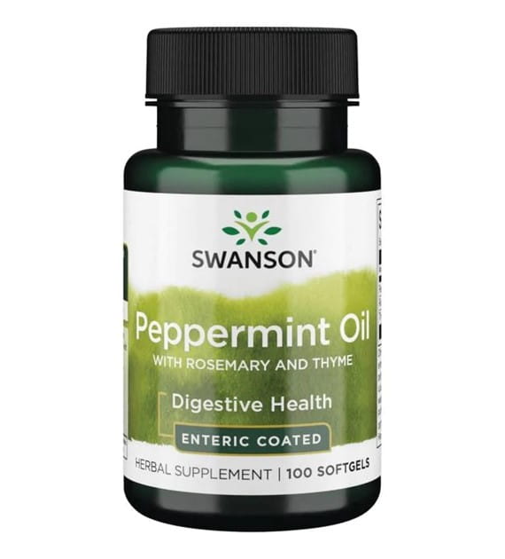Pfefferminzöl, Rosmarin und Thymian-Pfefferminzöl-Kombination 100 Kapseln von SWANSON Hlavný obrázok produktu