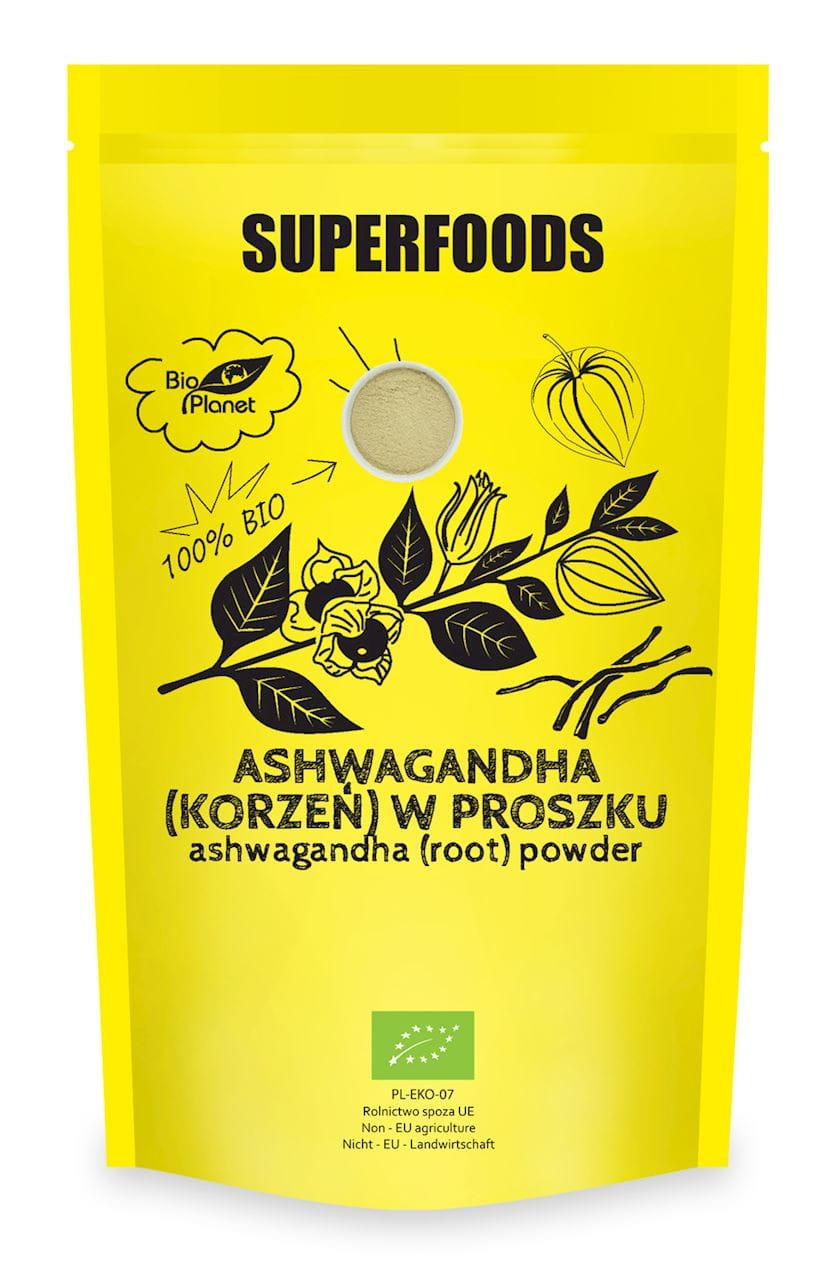 Ashwagandha (Wurzel) Pulver BIO 150 g - BIO PLANET मुख्य छवि