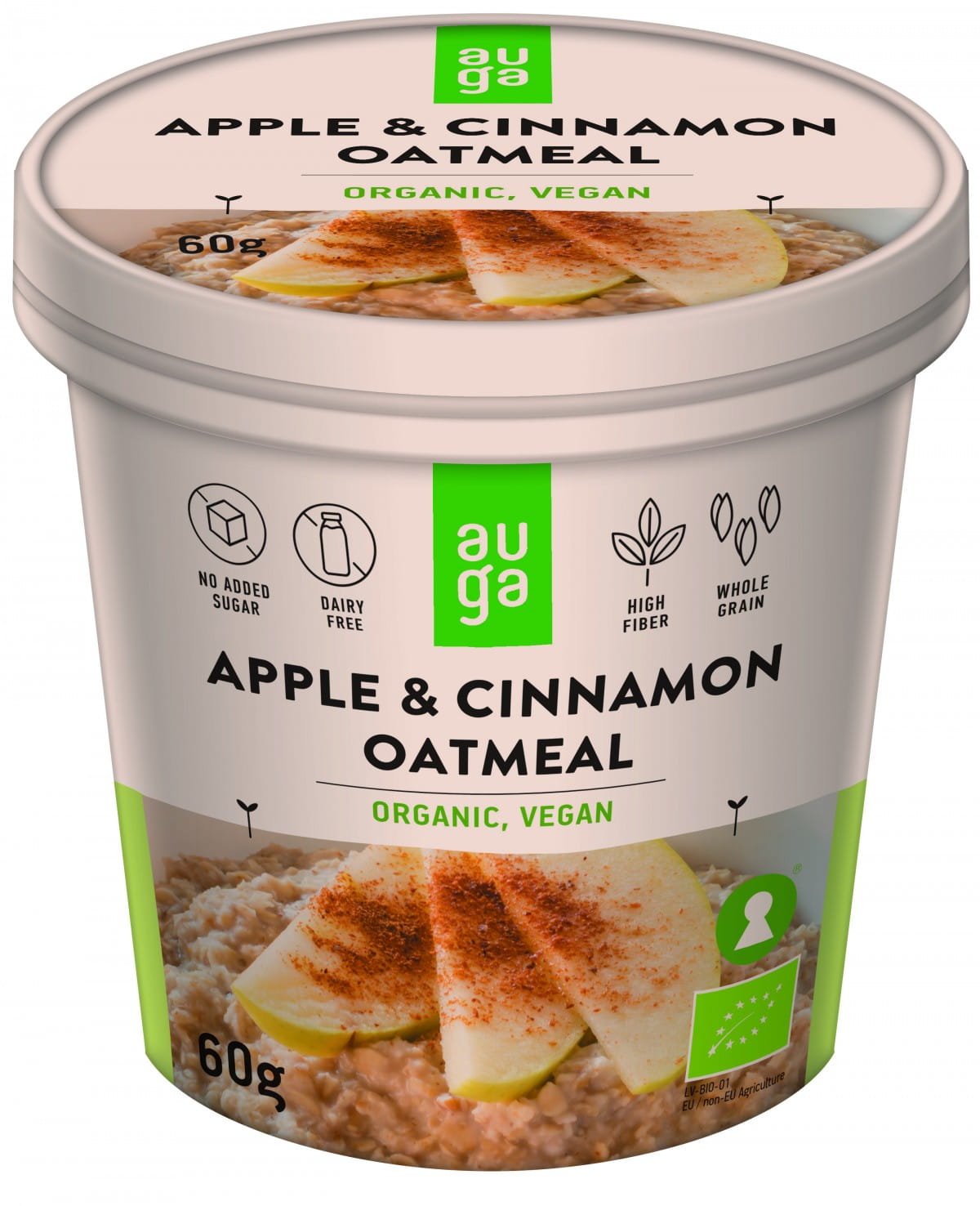 Vollkornbrei mit Äpfeln und Zimt BIO 60 g AUGA Hlavní obrázek produktu
