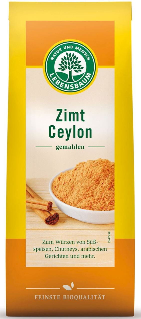 Gemahlener Ceylon-Zimt, gemahlen BIO 50 g - LEBENSBAUM Fő kép