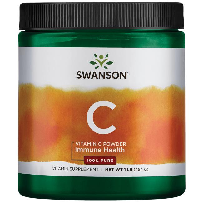Vitamin C 100% reine L-Säure - Ascorbinsäure reines Pulver Vitamin C Pulver 454g SWANSON Image principale du produit