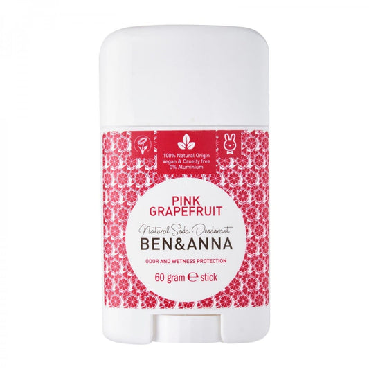 Pink Grapefruit Deodorant Stick 60 g - BEN & ANNA