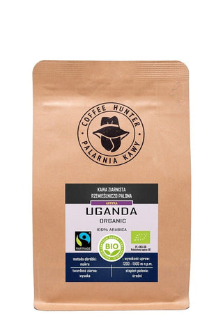 Arabica-Kaffeebohnen 100% Uganda Fairtrade BIO 250 g - COFFEE HUNTER