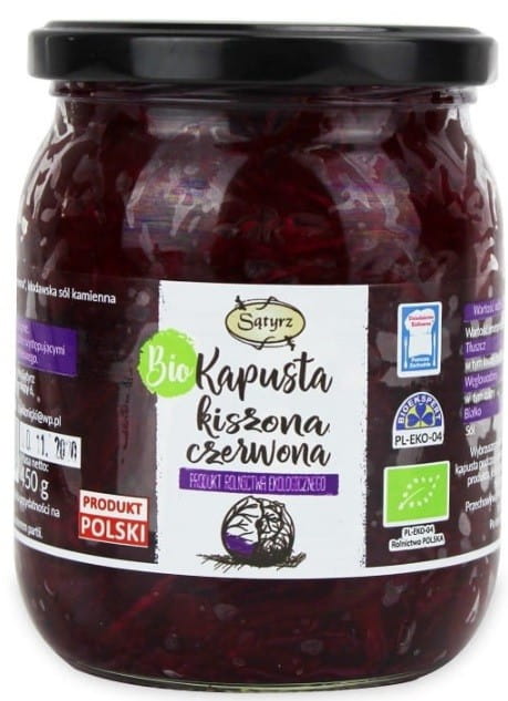 Rotes Sauerkraut BIO 450 g SĄTYRZ Hauptbild