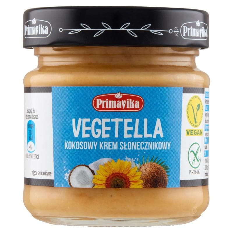 Kokos-Sonnenblumen-Creme Vegetalla 160g PRIMAVIKA