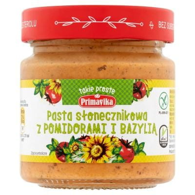 Sonnenblumenpaste mit Tomaten und Basilikum, glutenfrei 160g PRIMAVIKA Κύρια εικόνα προϊόντος